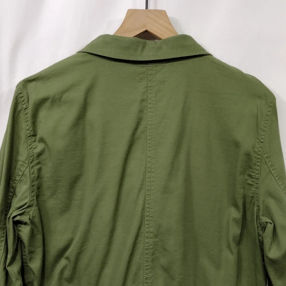 Loft Cargo Utility Jacket Women's L Green Boho Retro 90s Y2K Field Outdoor - Picture 6 of 8
